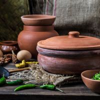 10 inch currypot Clay Curry Pot