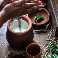 Buttermilk Churning