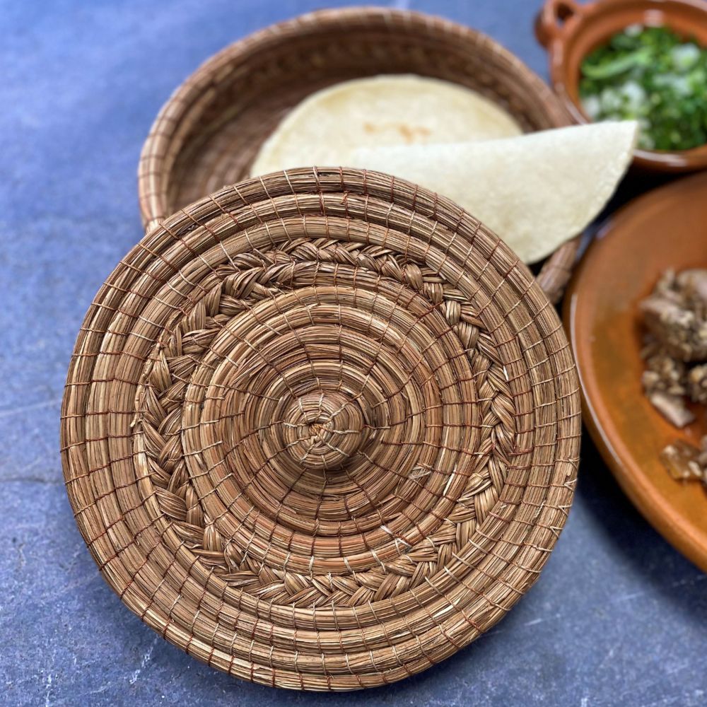 Mexican Pine Needle Tortilla Basket