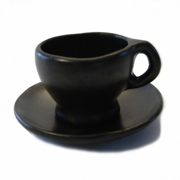 Black Clay Espresso Cup