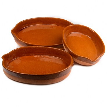 Spanish Clay Oval Roasting Pan