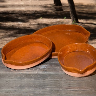 Spanish Clay Oval Roasting Pan