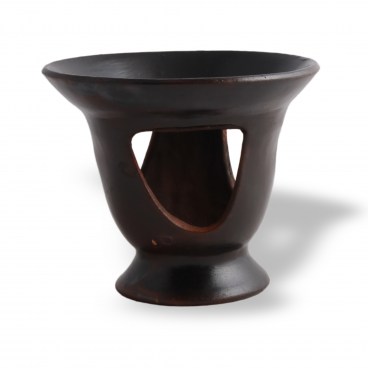Ethiopian Clay Tibs Serving Plate with Burner - Medium