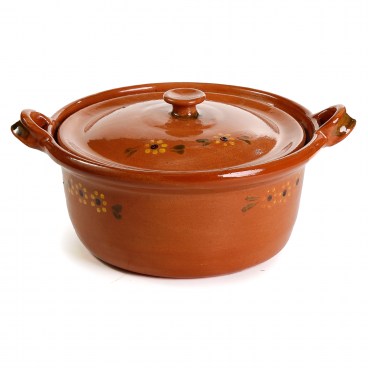 Mexican Lidded Cazuela - Medium