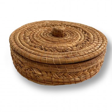 Pine needle Tortilla Basket