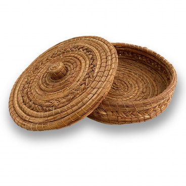 Pine needle Tortilla Basket